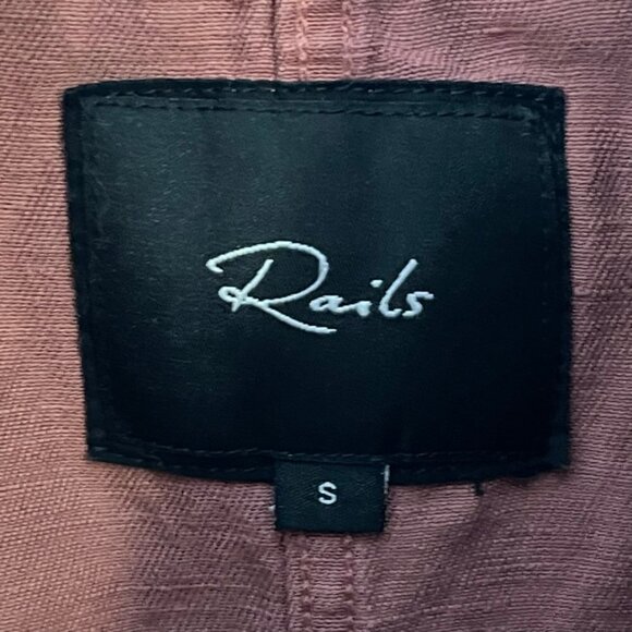 Rails Collins Pink Utility Jacket Size Small - Picture 4 of 7